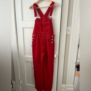 We The Free Ziggy Denim Overalls, Women’s Size Small
